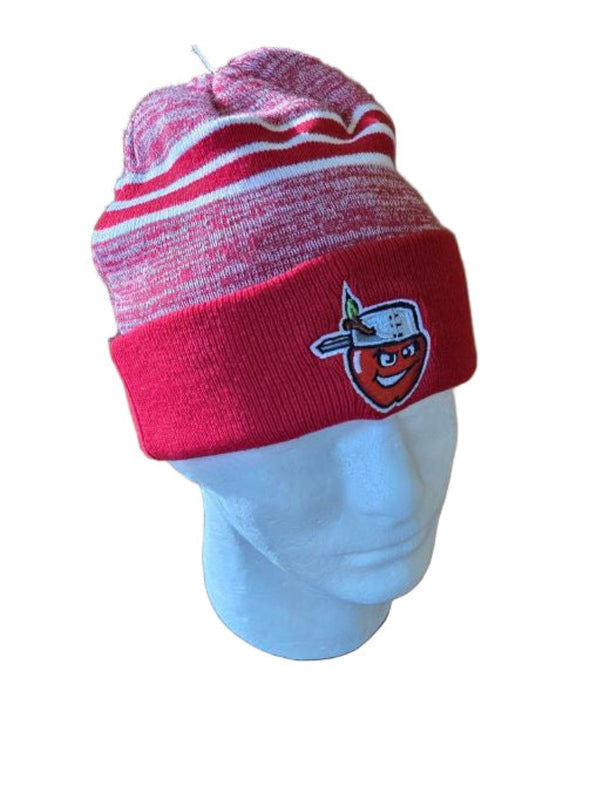 Fort-Wayne-TinCaps-2025-Knit-Cuff-Red-Striped-Beanie