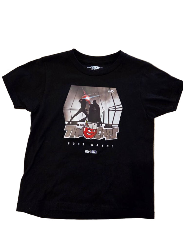 Fort-Wayne-TinCaps-2025-Youth-Star-Wars-Black-Tee