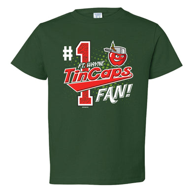 Fort Wayne TinCaps Glidden Toddler Dark Green Tee