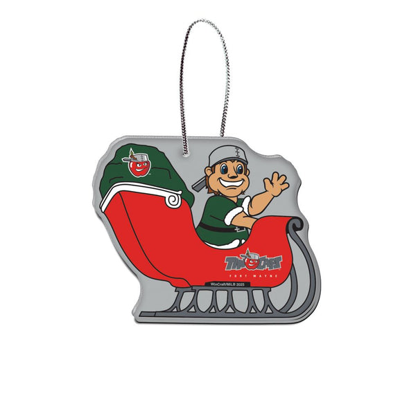 Fort-Wayne-TinCaps-Johnny-Sleigh-Ornament