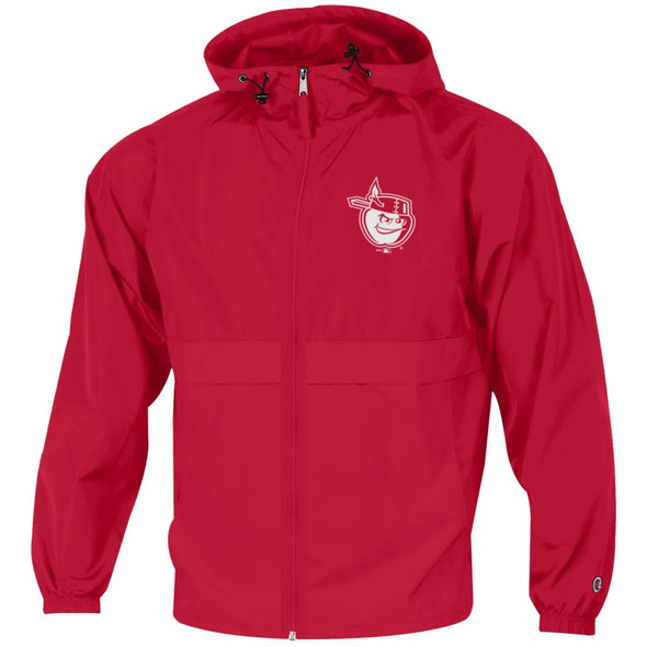 Fort-Wayne-TinCaps-Red-Light-Weight-Rain-Jacket