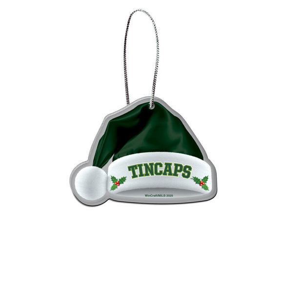 Fort-Wayne-TinCaps-Santa-Hat-Ornament