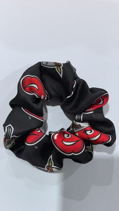 Fort Wayne TinCaps Black Scrunchie