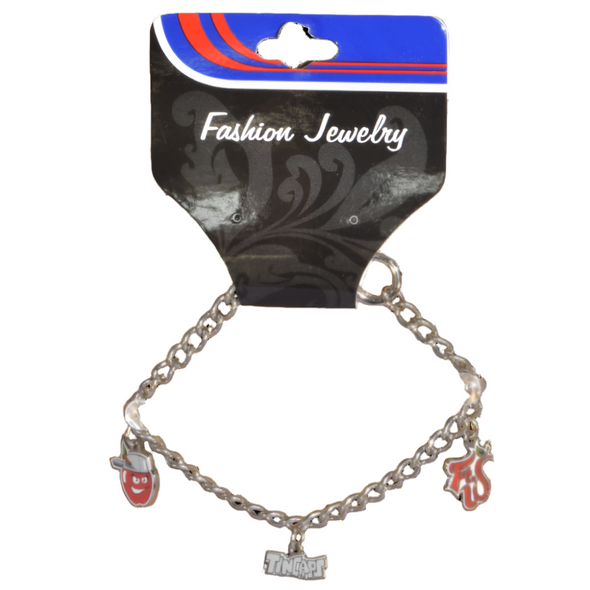 Fort Wayne TinCaps 3 Charm Bracelet