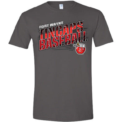 Fort Wayne TinCaps Away Softstyle Charcoal Tee