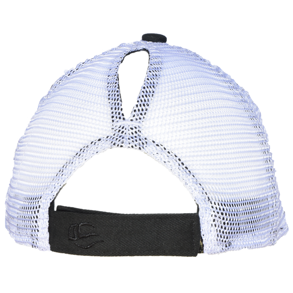 Fort Wayne TinCaps Black Ponytail Ladies Cap Back