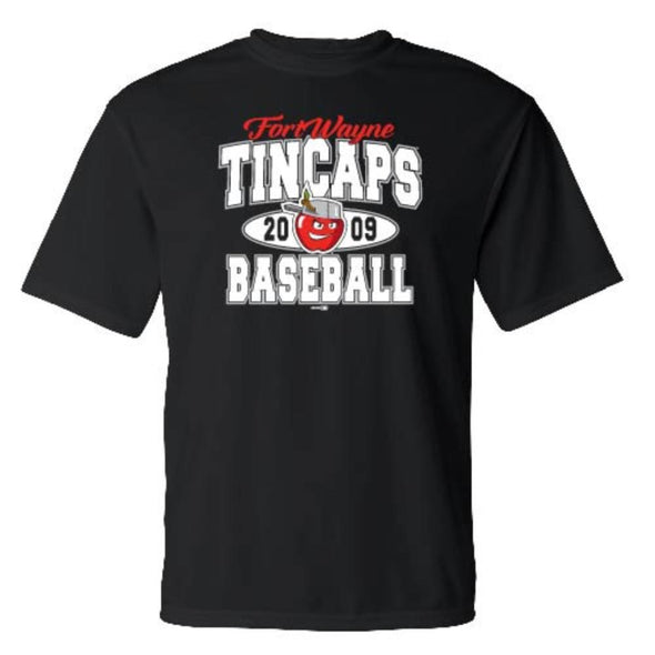 Fort Wayne TinCaps Crime Performance Black Tee