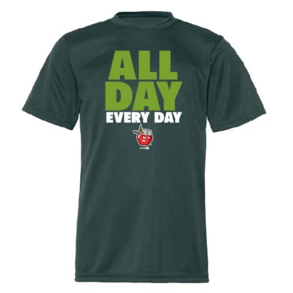 Fort Wayne TinCaps Every Day Performance Dark Green Youth Tee