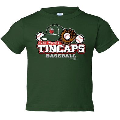Fort Wayne TinCaps Infant Boisterous Dark Green Tee