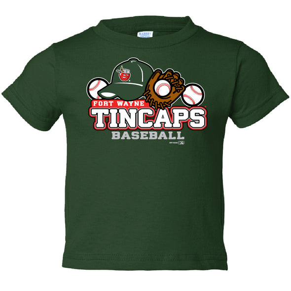 Fort Wayne TinCaps Infant Boisterous Dark Green Tee