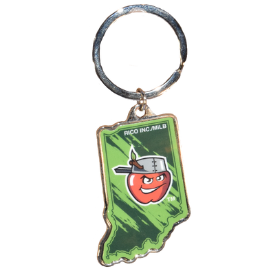 Fort Wayne TinCaps State Keychain