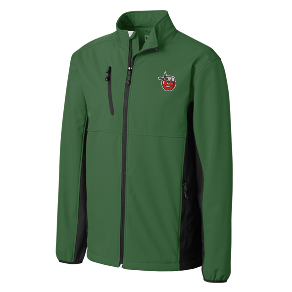 Fort Wayne TinCaps Clique Bottle Green Softshell Jacket