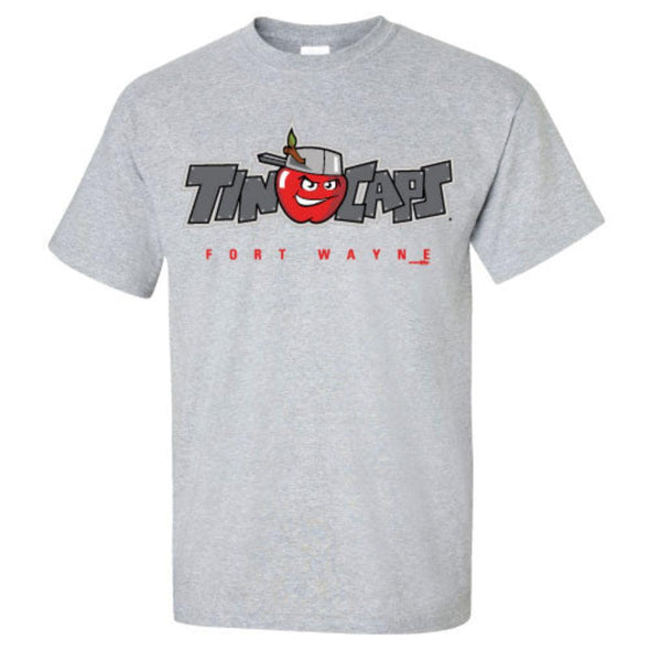 Fort Wayne TinCaps Gray Official Logo Tee