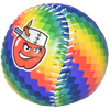 Fort Wayne TinCaps Logo Ball Rainbow
