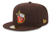 Fort Wayne TinCaps On-Field 59FIFTY Sunday Brown Cap