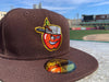 Fort Wayne TinCaps On-Field 59FIFTY Sunday Brown Cap 2